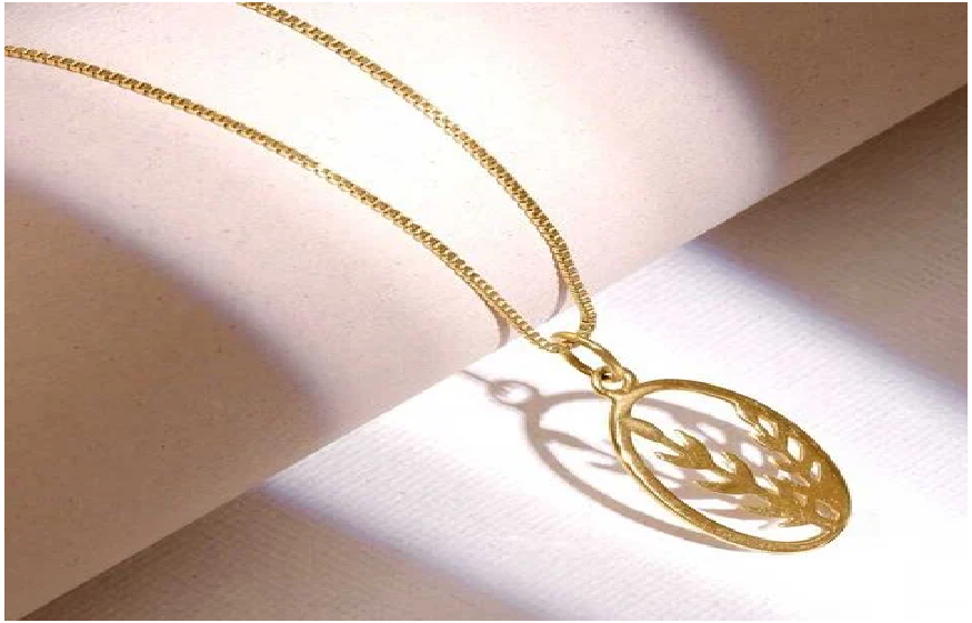 18K gold pendant